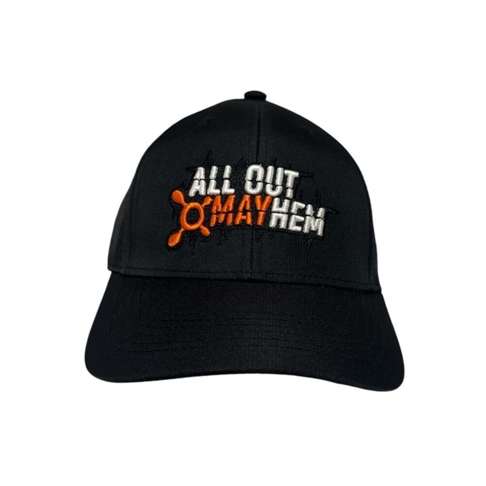 Orangetheory Black Cap with Orange & White Embroidery NWOT